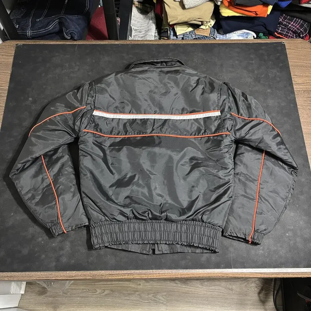 Vintage Harley-Davidson Jacket Men Small Talon Reflective USA Motorcycle AMG 70s